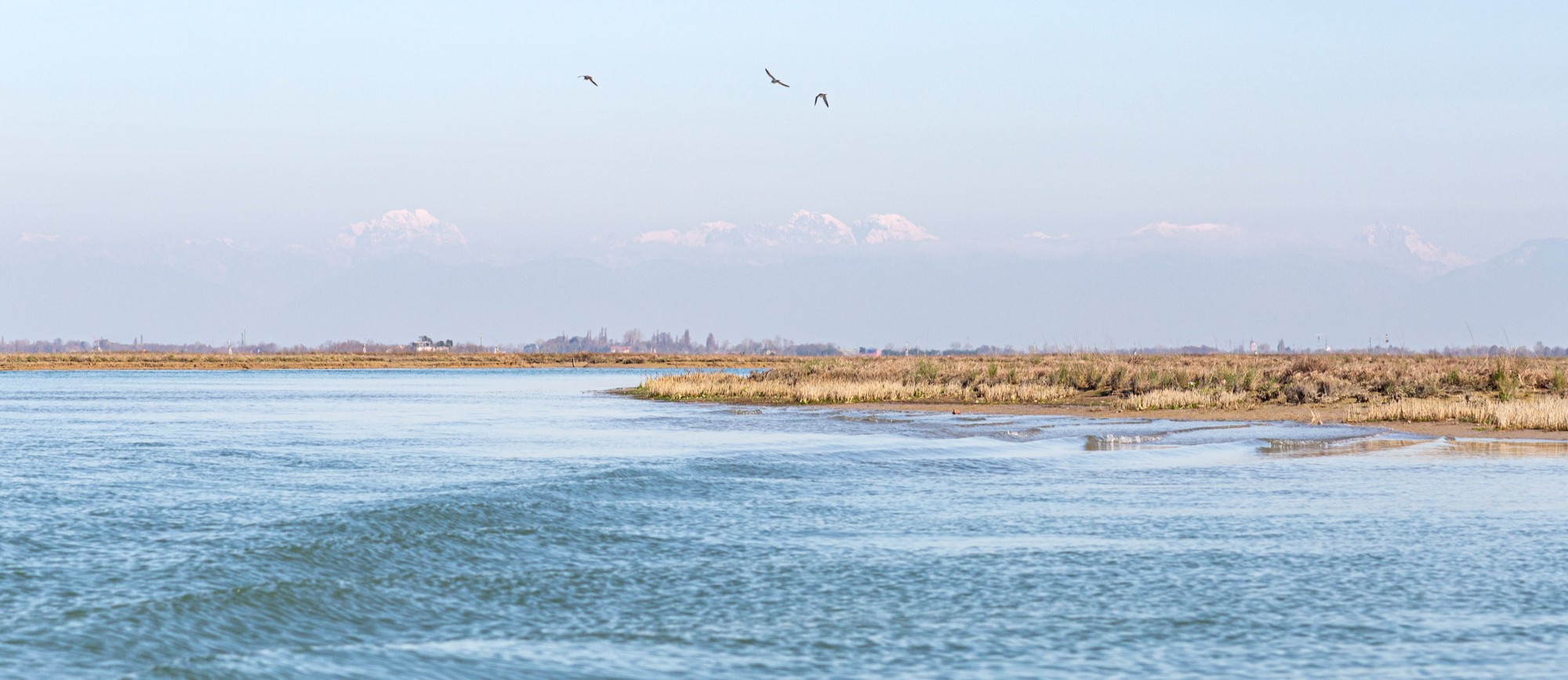 Veduta della laguna di Venezia